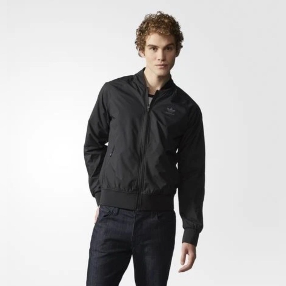 Adidas Originals Men's Superstar bomber Runner Jacket black, Rare - Picture 2 of 8